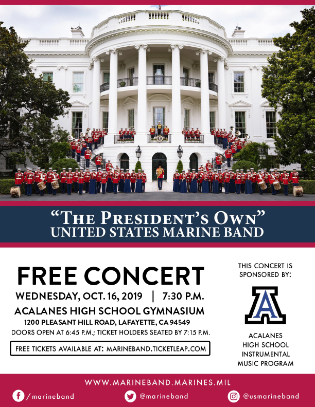 "The President's Own" U.S. Marine Band, Free Concert
